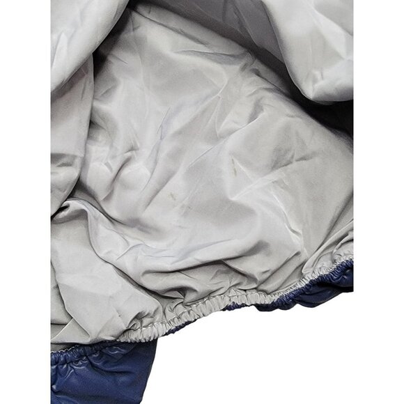 Miaododo Pet Outerwear 2XL Blue Gray Hooded Cotton Insulated Windproof Coat - Picture 10 of 11